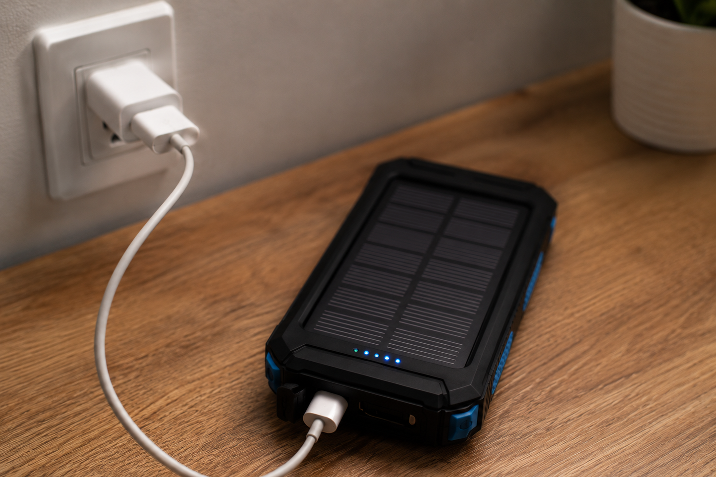 POWER BANK SOLAR DE 20000 mAh