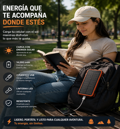 Power Bank Con Panel Solar