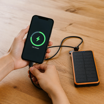 Power Bank Con Panel Solar